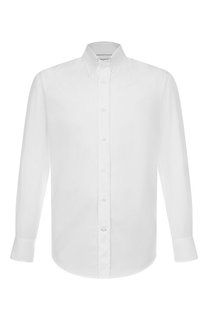 Хлопковая сорочка Brunello Cucinelli