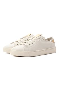 Кожаные кеды Santoni