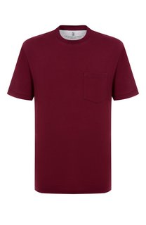 Хлопковая футболка Brunello Cucinelli