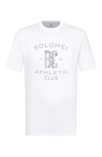 Хлопковая футболка Brunello Cucinelli