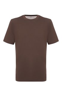 Хлопковая футболка Brunello Cucinelli