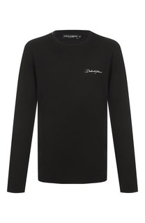 Хлопковый лонгслив Dolce & Gabbana