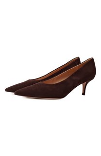 Замшевые туфли Robbie 55 Gianvito Rossi