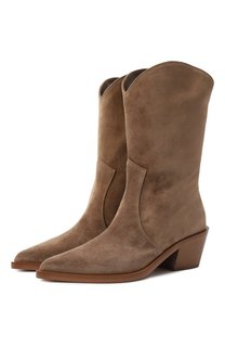 Замшевые казаки Waylon 45 Gianvito Rossi