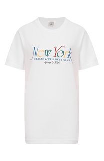 Хлопковая футболка Sporty and Rich