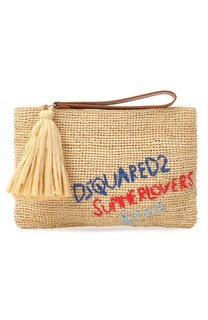 Косметичка из рафии Dsquared2
