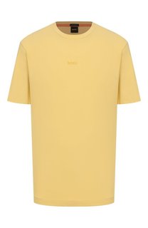 Хлопковая футболка BOSS Orange