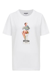 Хлопковая футболка M05CH1NO Jeans