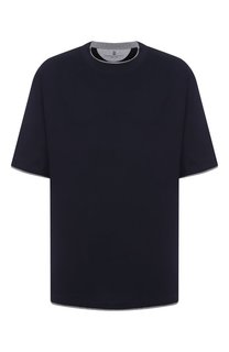 Хлопковая футболка Brunello Cucinelli