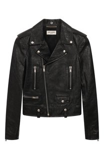 Кожаная куртка Saint Laurent