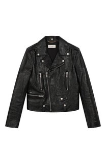 Кожаная куртка Saint Laurent