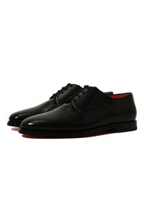 Кожаные дерби Santoni