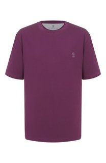 Хлопковая футболка Brunello Cucinelli