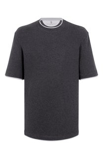 Хлопковая футболка Brunello Cucinelli