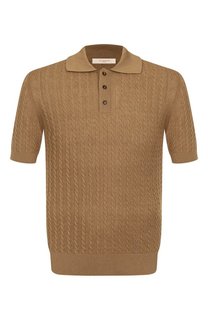 Поло изо льна и хлопка Slowear