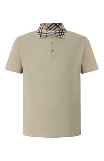 Хлопковое поло Burberry