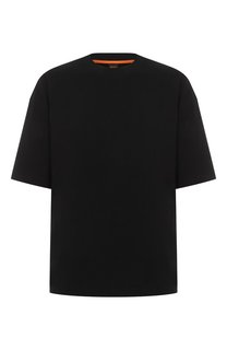 Хлопковая футболка BOSS Orange