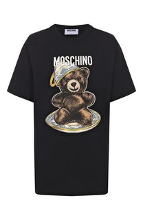 Хлопковая футболка Moschino