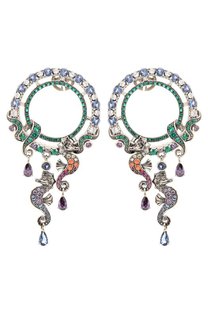 Серьги Seahorses Queensbee