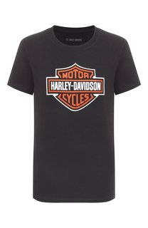 Хлопковая футболка Harley-Davidson