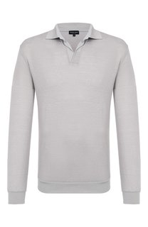 Льняное поло Giorgio Armani