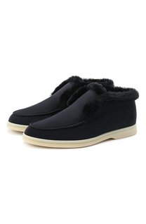 Замшевые ботинки Open Walk Loro Piana