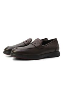 Кожаные пенни-лоферы Kiton