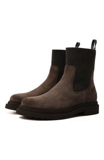 Замшевые челси Brunello Cucinelli