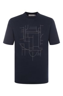 Хлопковая футболка Canali
