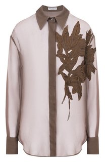 Шелковая блузка Brunello Cucinelli