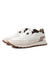 Кожаные кроссовки Brunello Cucinelli