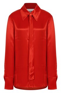 Атласная блузка Jil Sander