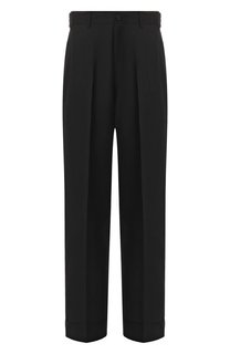 Брюки из шерсти и льна Maison Margiela