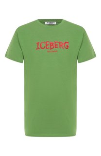 Хлопковая футболка Iceberg
