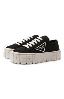 Текстильные кеды Double Wheel Prada