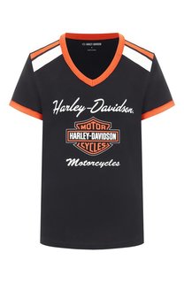 Хлопковая футболка Harley-Davidson
