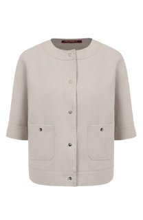 Жакет из хлопка и льна Max Mara Studio