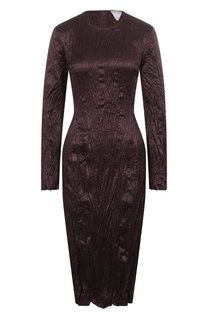 Атласное платье Bottega Veneta