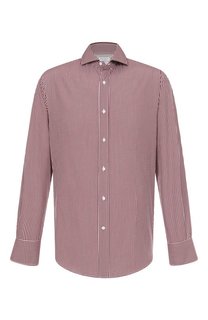 Хлопковая рубашка Brunello Cucinelli
