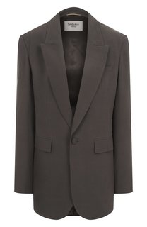 Шелковый жакет Saint Laurent