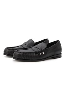 Кожаные лоферы All over studs Dsquared2