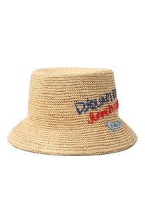 Панама из рафии Dsquared2