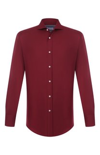 Хлопковая сорочка Brunello Cucinelli