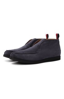 Замшевые ботинки Kiton