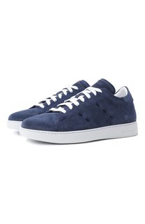 Замшевые кеды Kiton