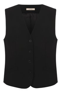 Жилет из шерсти и вискозы 12 STOREEZ