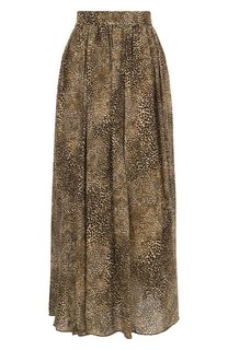 Юбка из вискозы и шелка Elie Saab