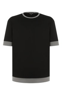 Хлопковая футболка Giorgio Armani
