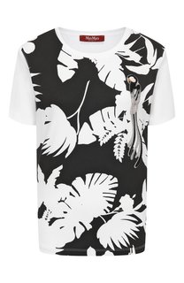 Хлопковая футболка Max Mara Studio