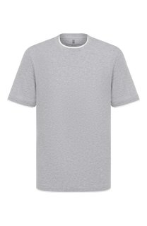 Хлопковая футболка Brunello Cucinelli